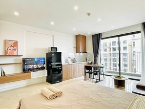 Appartement Deluxe | Vue depuis le balcon