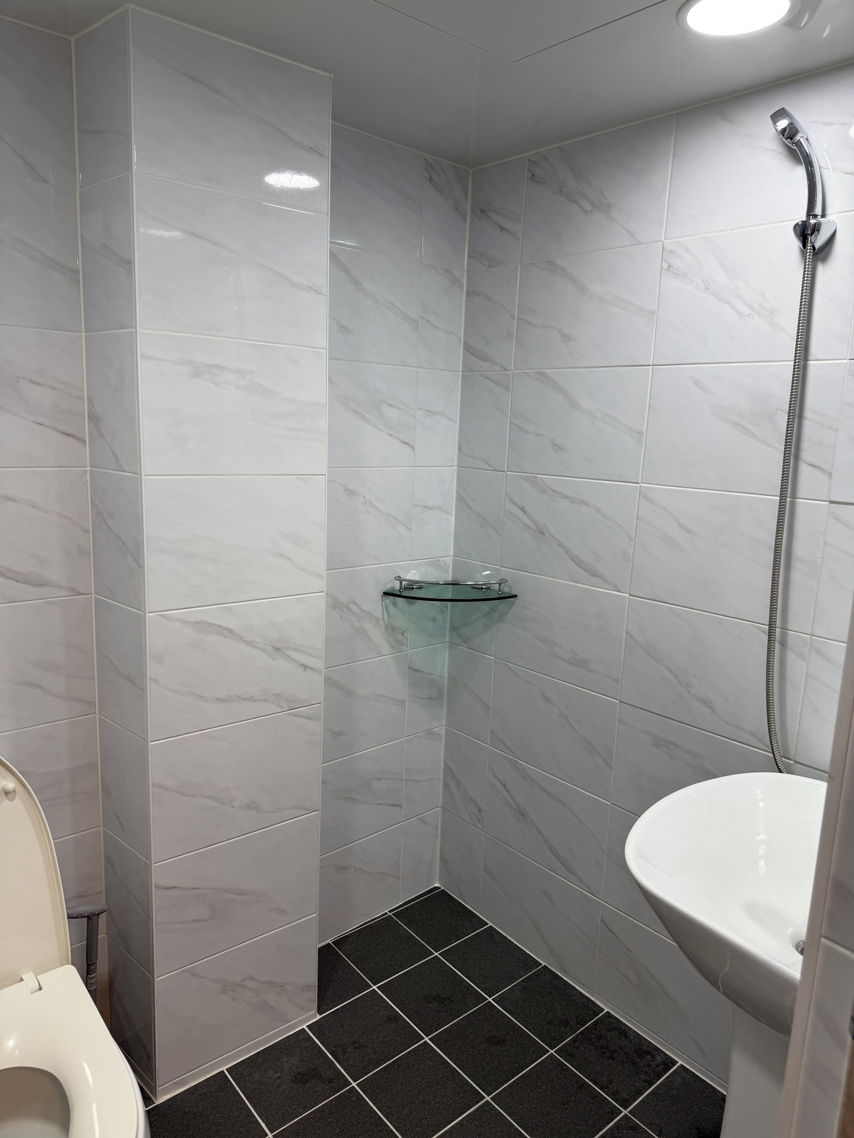 디럭스 더블룸 또는 트윈룸, 퀸사이즈침대 2개, 금연, 전용 욕실 | 욕실 | 샤워 시설, 헤어드라이어, 타월, 비누