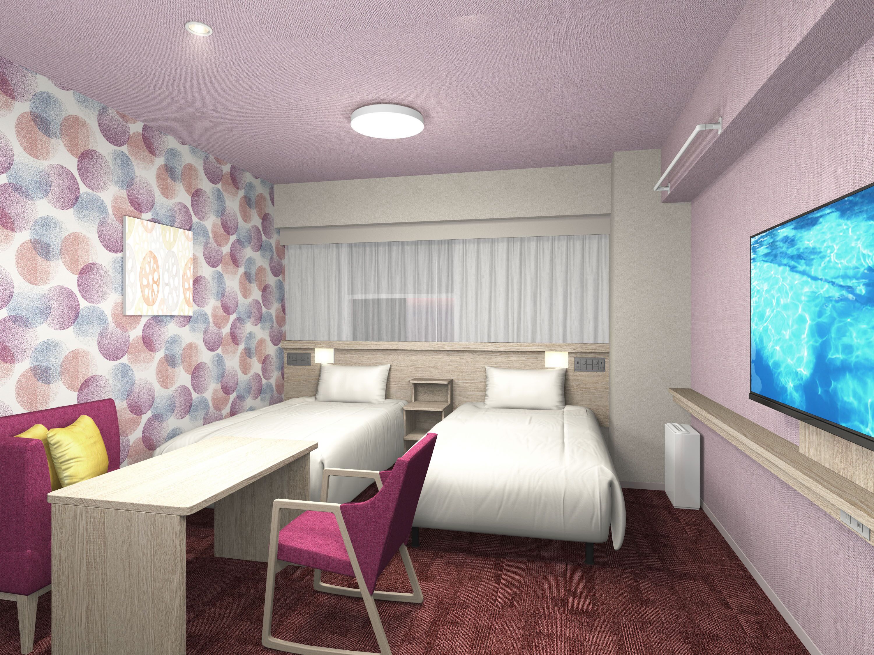 Twin Room with Sofa Bed, Non Smoking (Washing machine & Microwave Included)