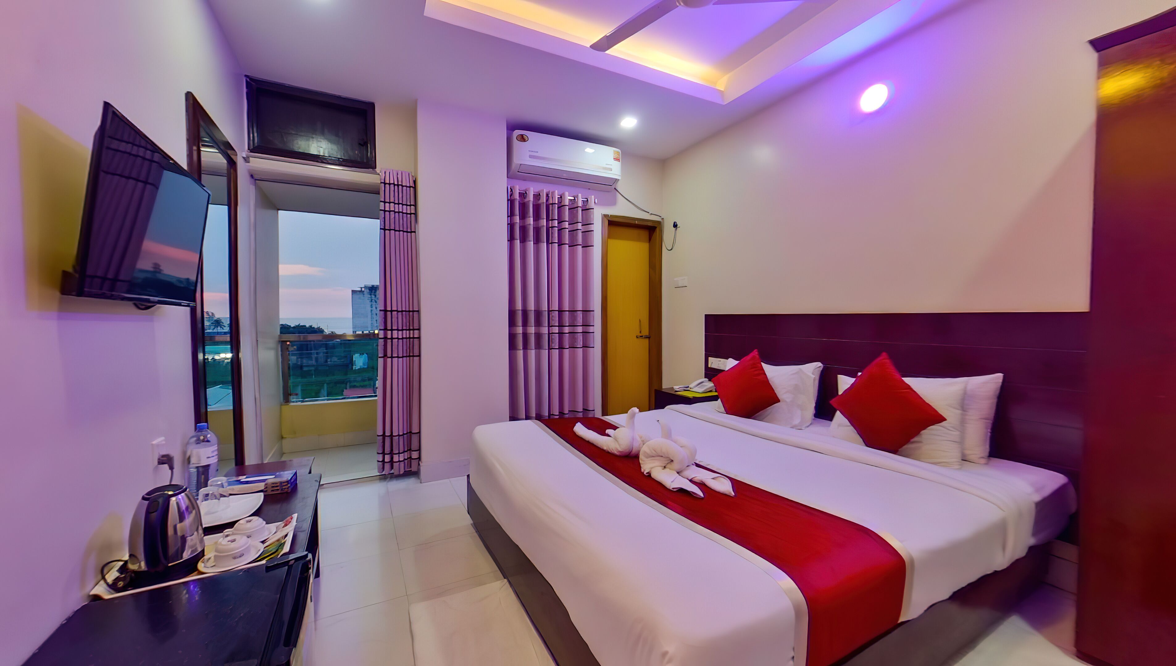 Habitación doble Deluxe, balcón, vista al mar