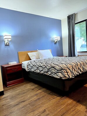 Basic Single Room, 1 Queen Bed, Non Smoking | Iron/ironing board, free WiFi, bed sheets, wheelchair access - Layover Inn Boise Airport (Boise)