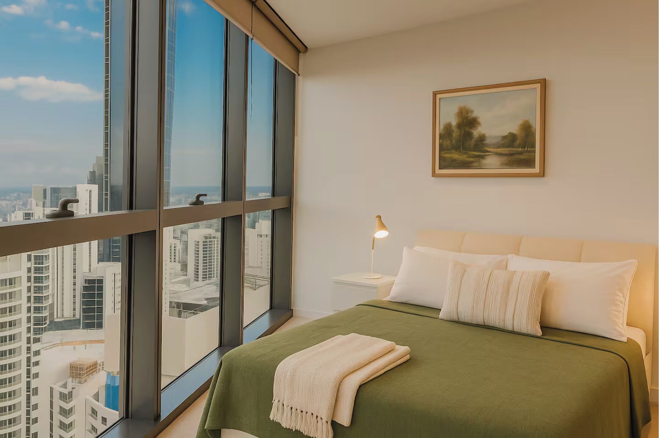 Iron/ironing board, WiFi, bed sheets