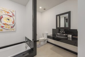 Comfort Villa, 2 Bedrooms, Pool View | Bathroom - Villa Tane Private Pool Near Nai Harn (Rawai)