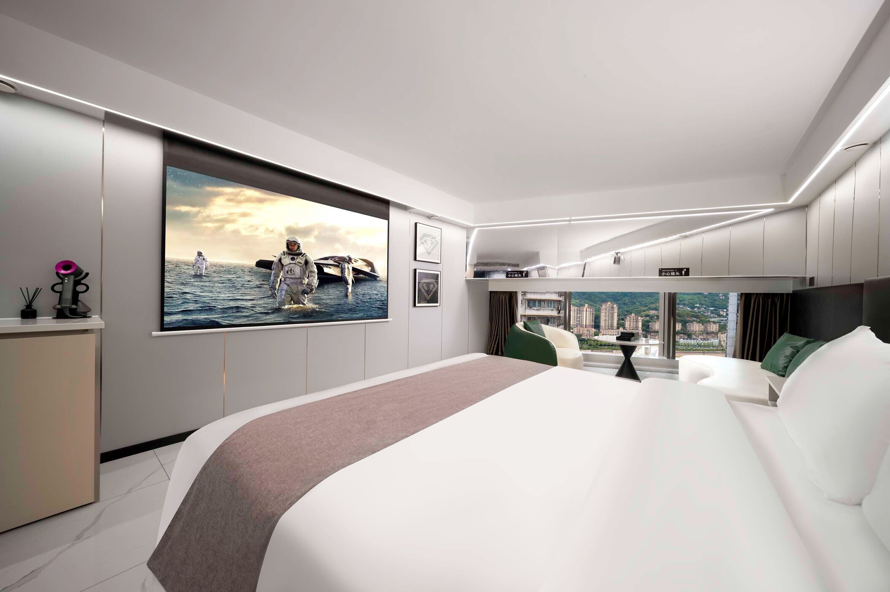 Standard Double Room, City View | Down comforters, blackout drapes, soundproofing, iron/ironing board