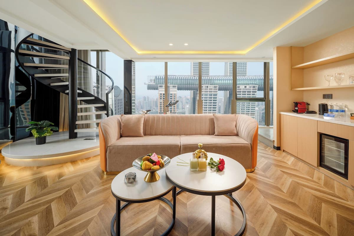 Superior Twin Room, River View | Down comforters, blackout drapes, soundproofing, iron/ironing board