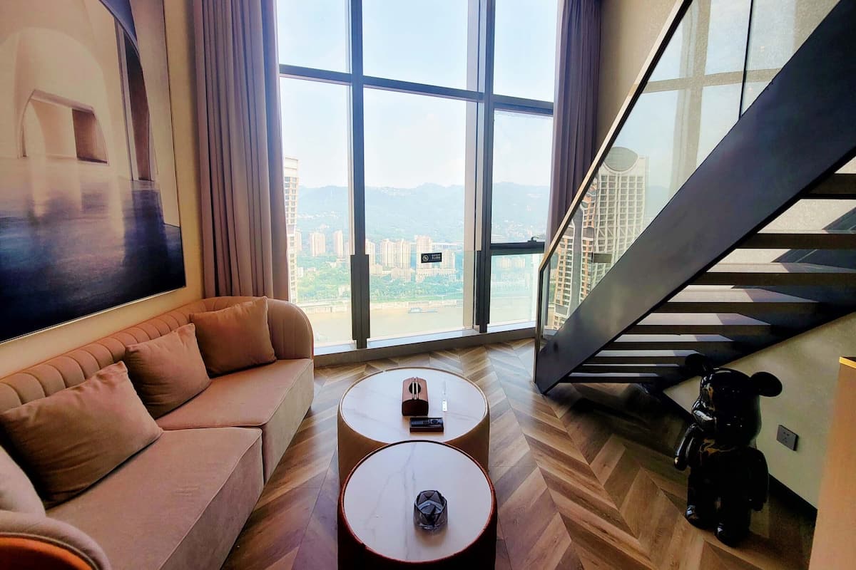 Romantic Twin Room, River View | View from room