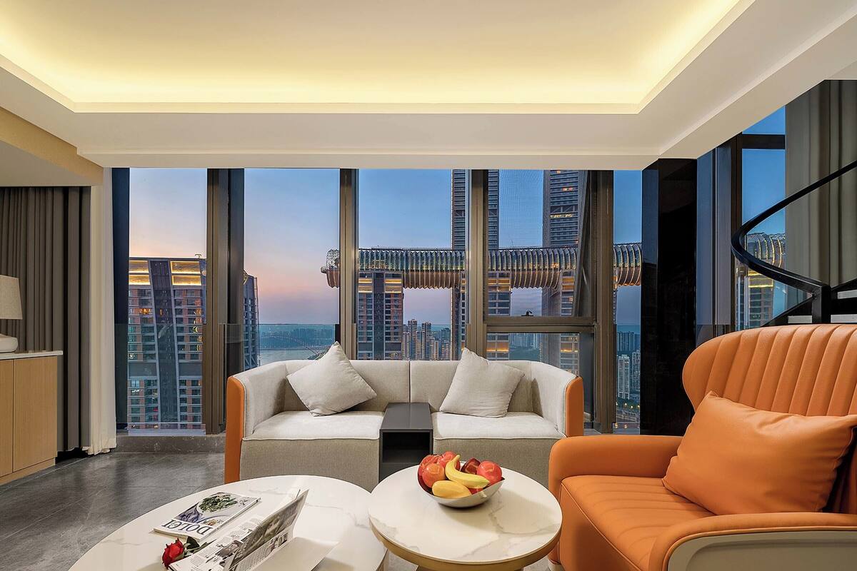 Luxe studio suite, uitzicht op rivier | Uitzicht vanuit de kamer