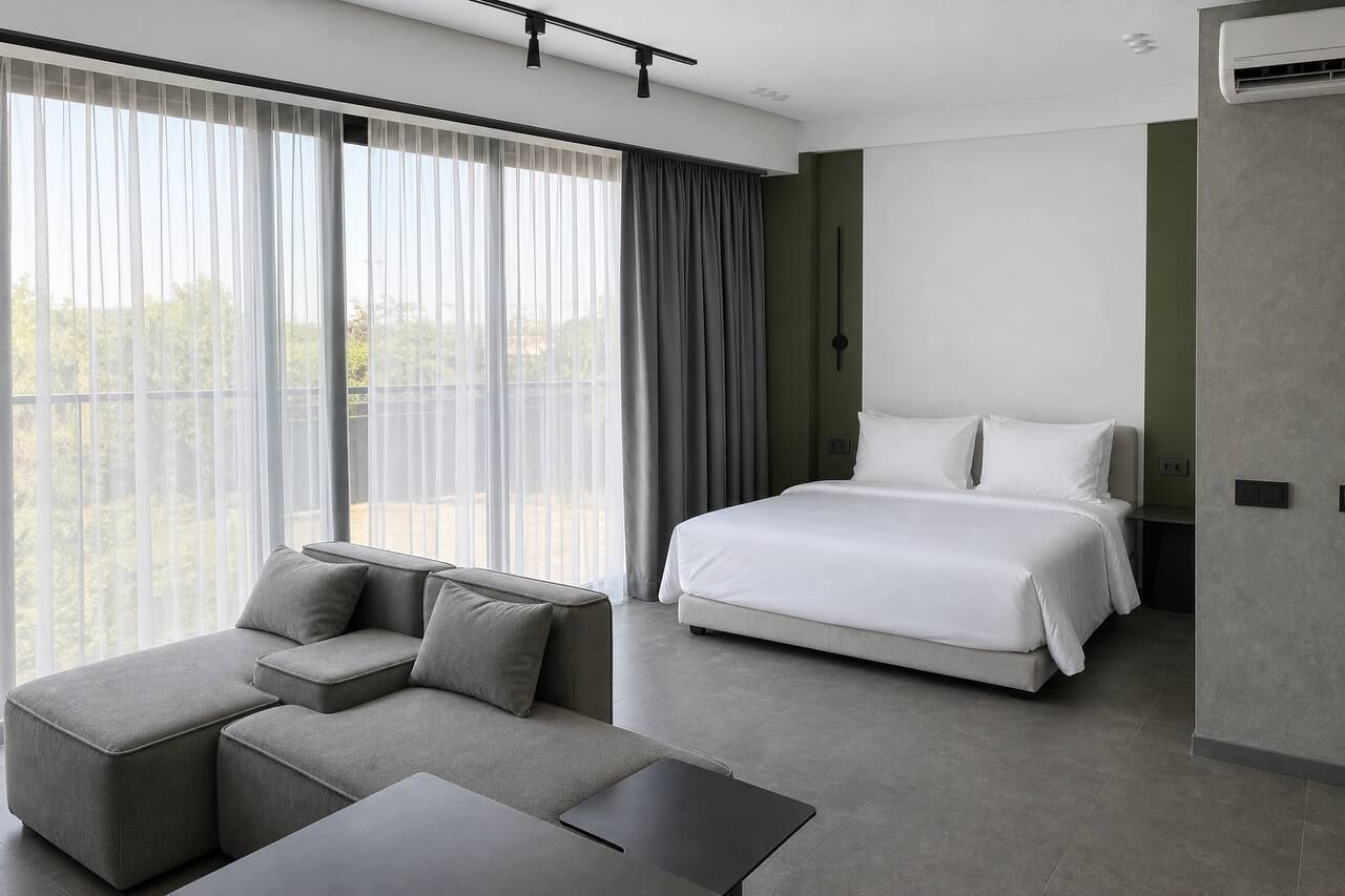 Standardzimmer, Stadtblick | Minibar, Zimmersafe, Bügeleisen/Bügelbrett, kostenloses WLAN