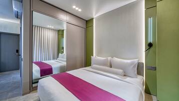 Standard Room, City View | Minibar, in-room safe, iron/ironing board, free WiFi