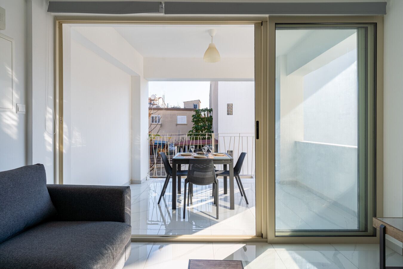 Studio, 1 lit double et 1 canapé-lit, cuisine, vue ville | Intérieur