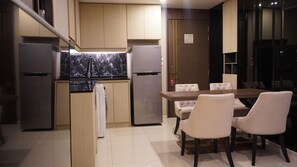 Apartment, 2 Schlafzimmer, barrierefrei, Raucher | Esszimmer