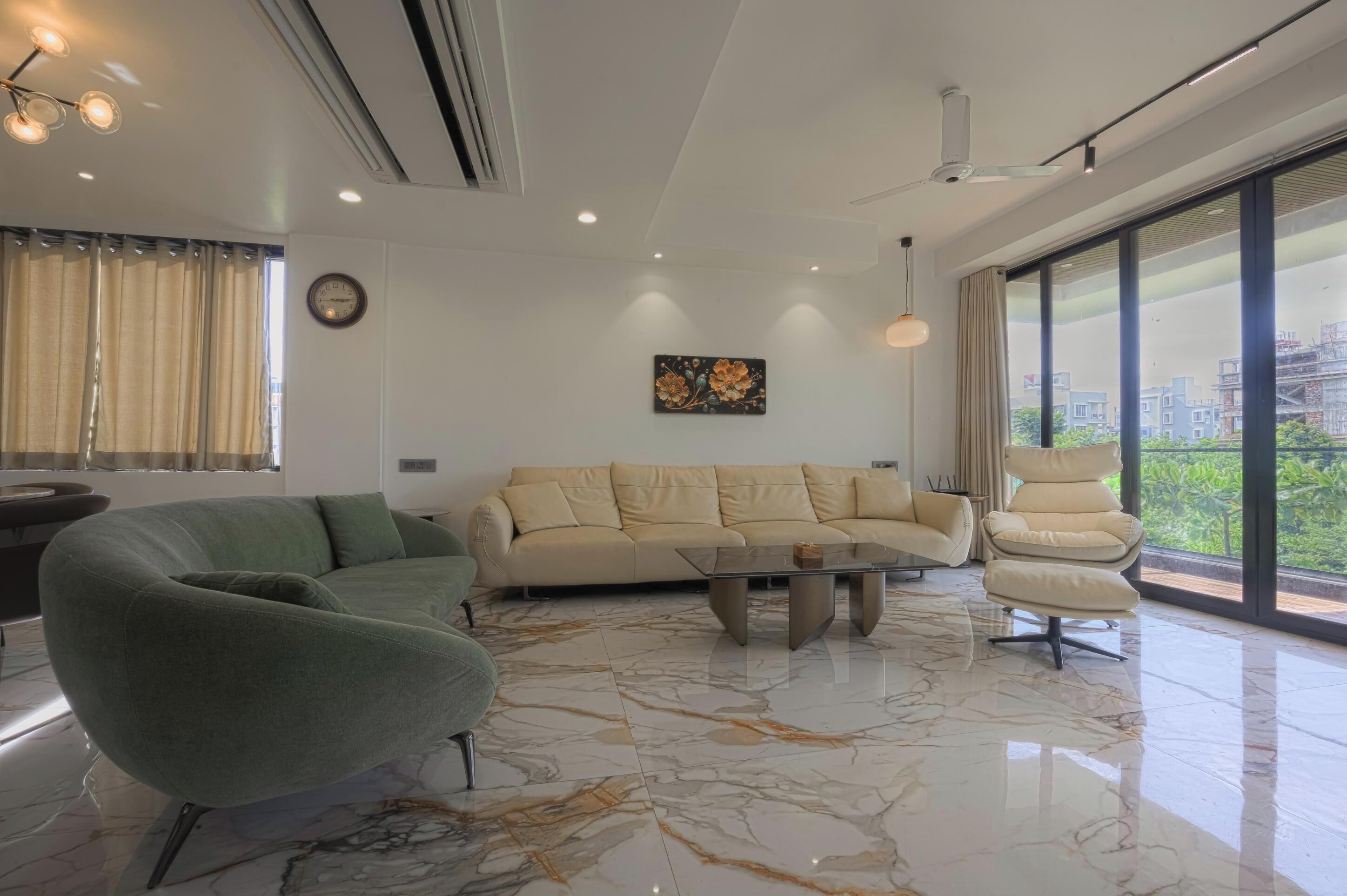 Apartment (2 Bedrooms) | Living area | TV