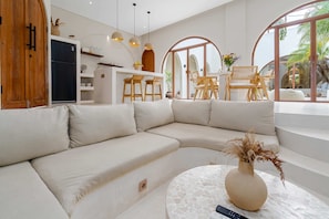 Basic Villa | Living area | TV, streaming services - Villa Athenis (Canggu)