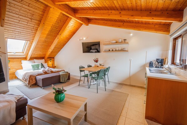 Ferienhaus, Raucher | 1 Schlafzimmer, Schreibtisch, schallisolierte Zimmer