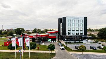 Fassade der Unterkunft