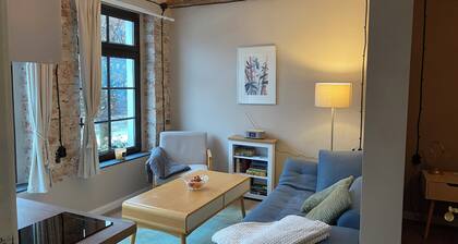 Small cozy room in a half-timbered house