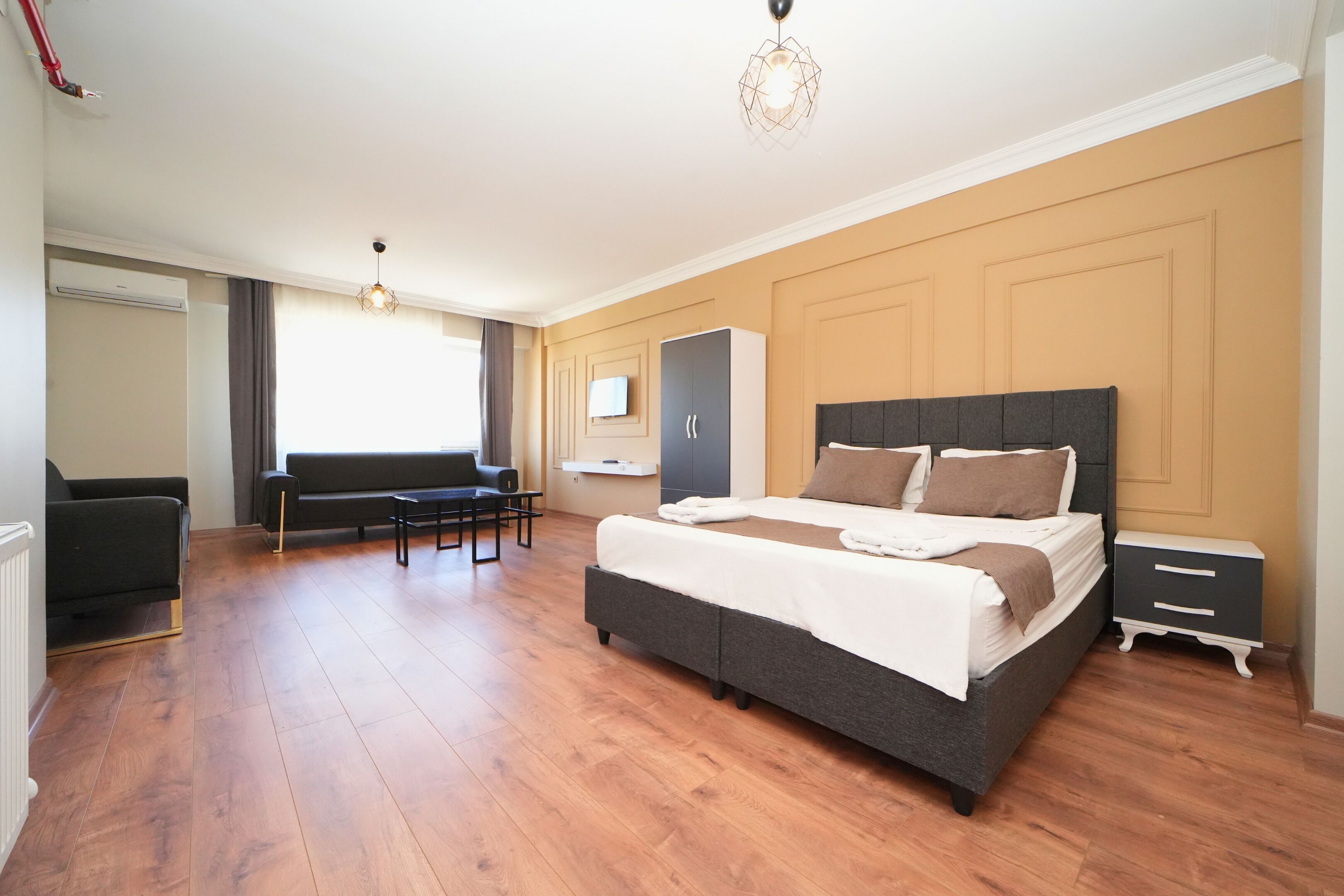 Căn hộ Tiêu chuẩn, 1 giường đôi và sofa giường, ban công | Truy cập Internet không dây miễn phí 