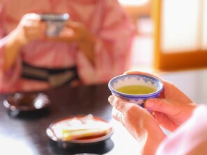 Standard Quadruple Room, Private Bathroom | Food and drink - Yamano Takohei (Azumino-shi)