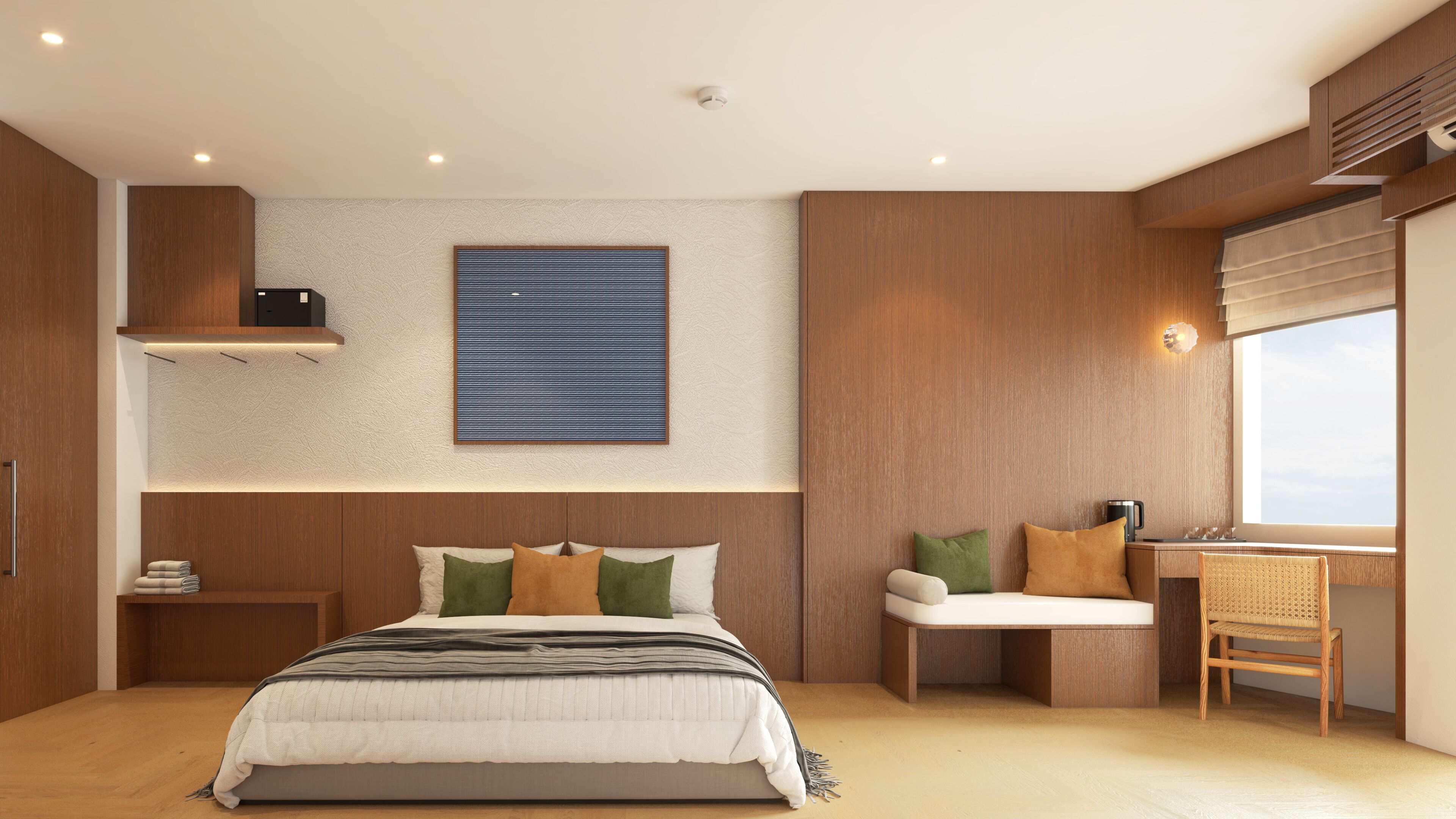 Superior Double or Twin Room, Balcony | In-room safe, laptop workspace, blackout curtains, iron/ironing board