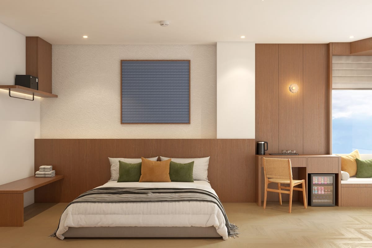 In-room safe, laptop workspace, blackout curtains, iron/ironing board