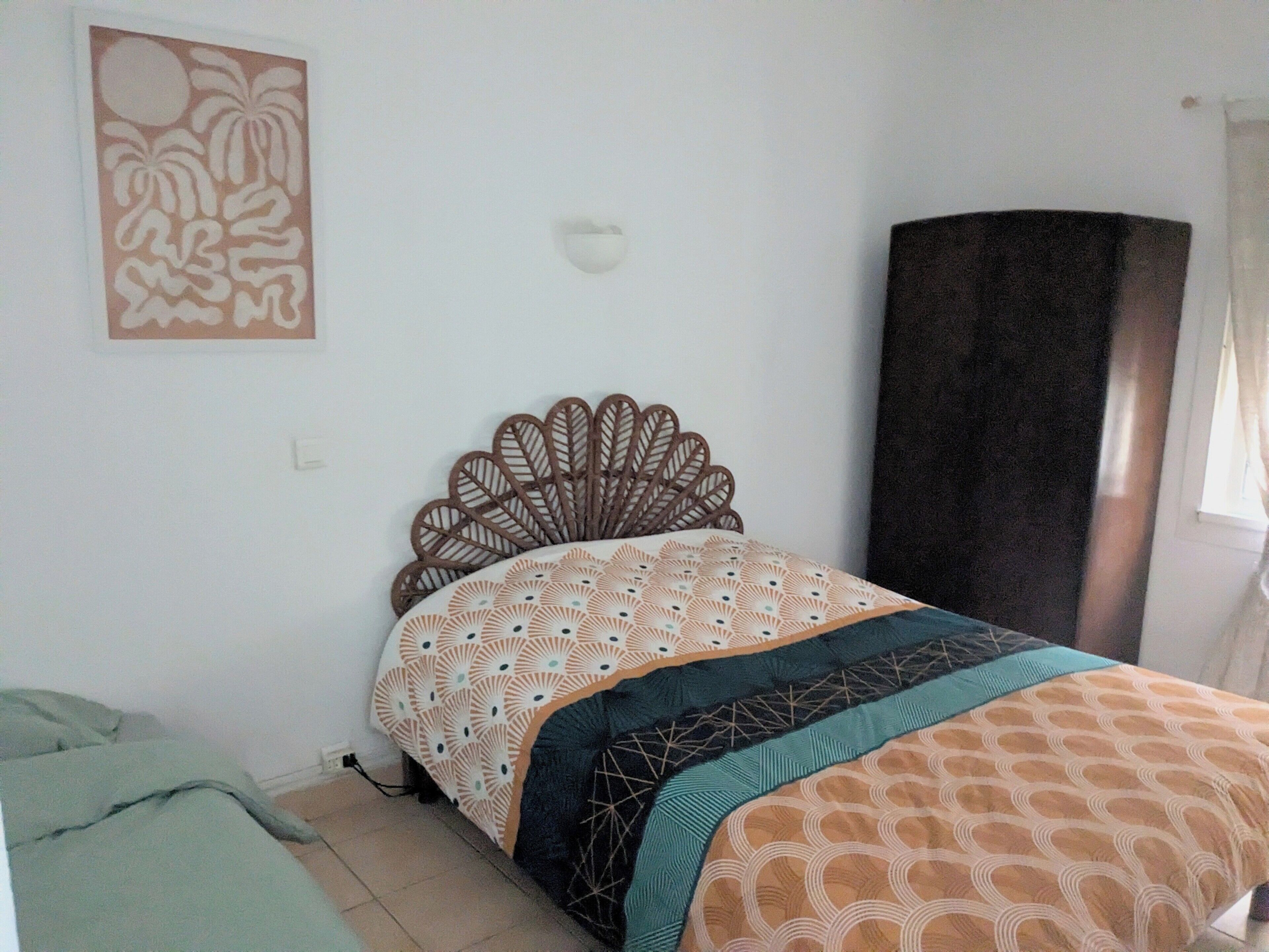 4 chambres, lit parapluie