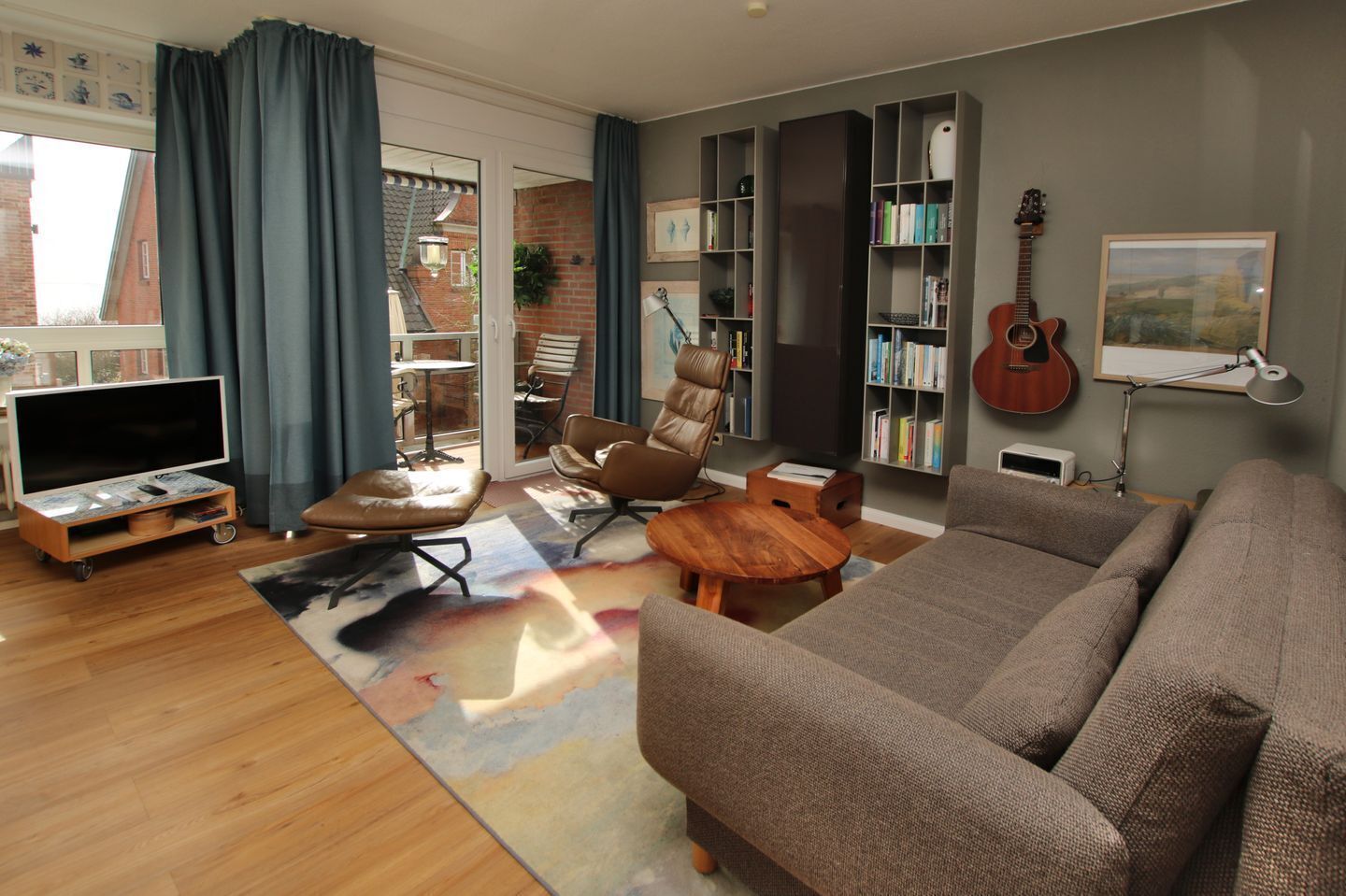 TV, DVD player, stereo