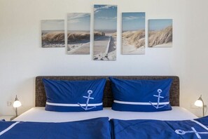 2 bedrooms, iron/ironing board, free WiFi, bed sheets - Holiday apartment with 2 bedrooms (Wittdün)