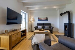 Smart TV, fireplace, books - Holiday apartment with 1 bedroom (Wittdün\/Amrum)
