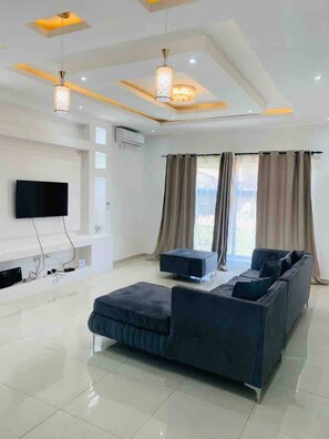 House, 4 Bedrooms, Accessible, Smoking | Living room - Villa With 4 Bedrooms (Lusaka)