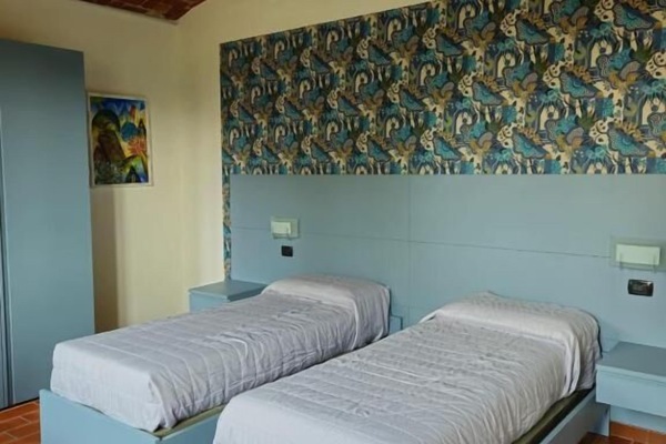 Habitación con 1 cama doble o 2 individuales, vistas al jardín | Spa