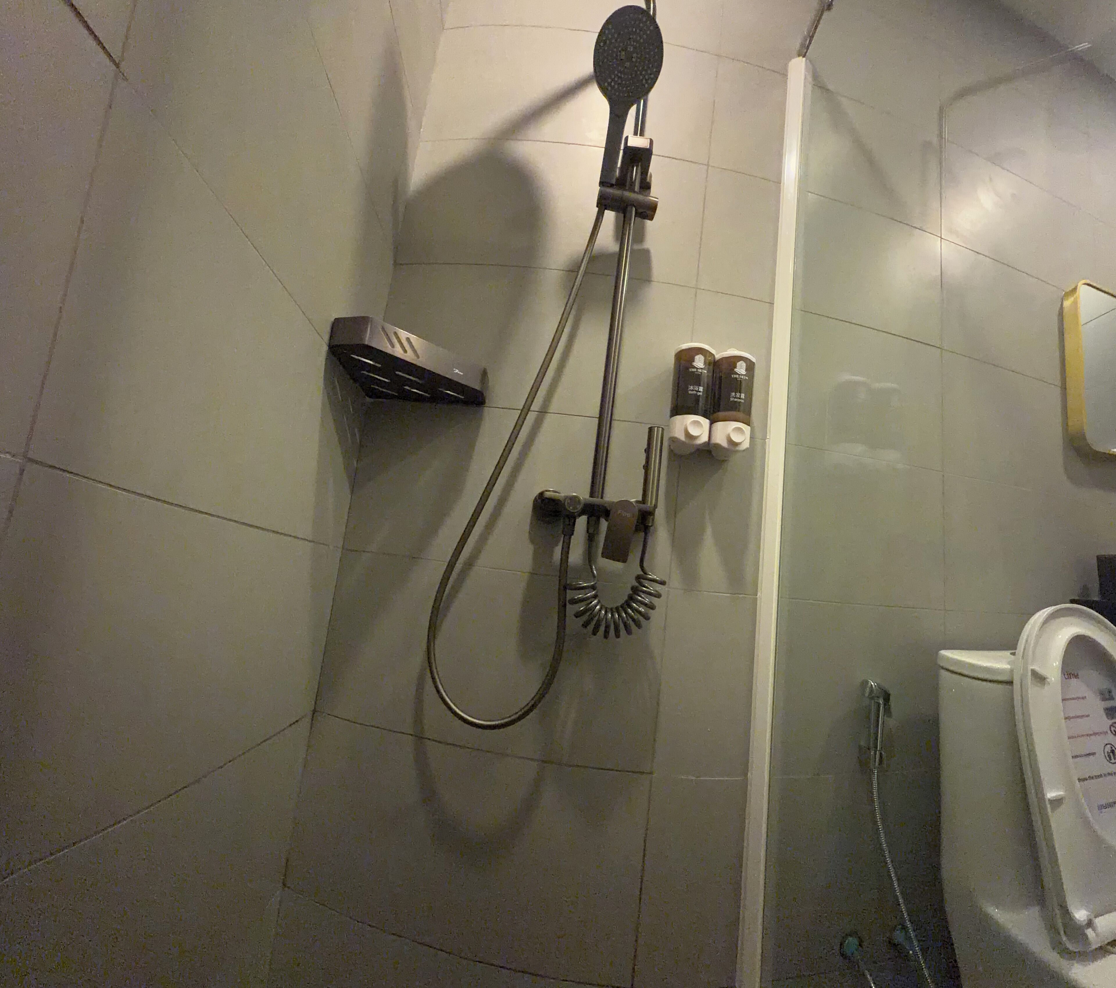 淋浴設備、免費盥洗用品、吹風機、毛巾