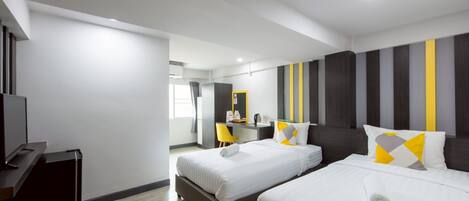 Habitación estándar con 2 camas individuales | Cortinas blackout y wifi gratis