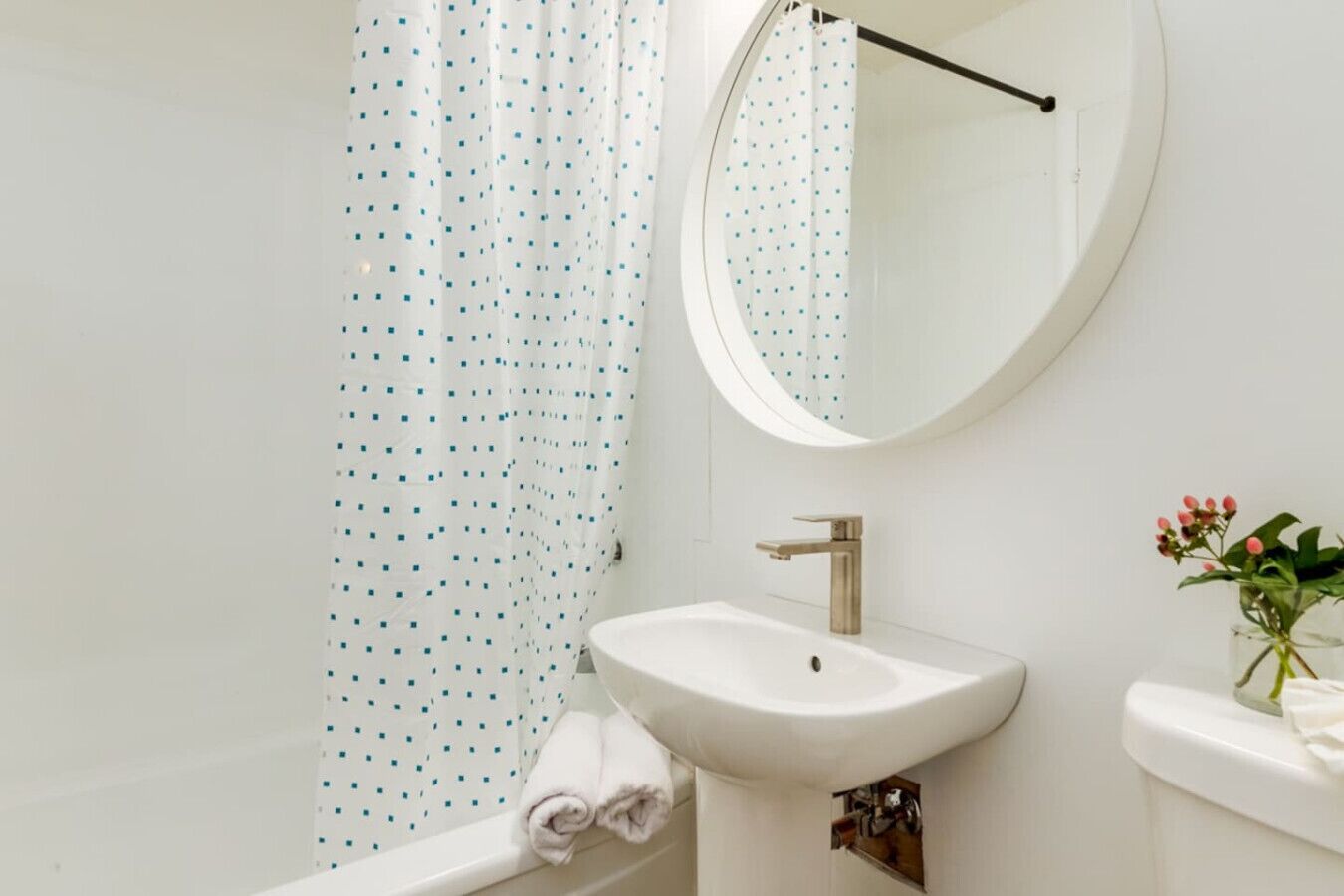 Hair dryer, towels