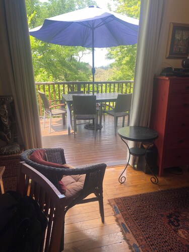 Inspiring Waimea View Mountain Retreat close to station,  bush walks and shops