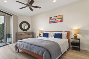 2 bedrooms, iron/ironing board, free WiFi, bed sheets - Golf Course Condo with Mountain Views & Private Patio | Fairway Vista (Palm Desert)