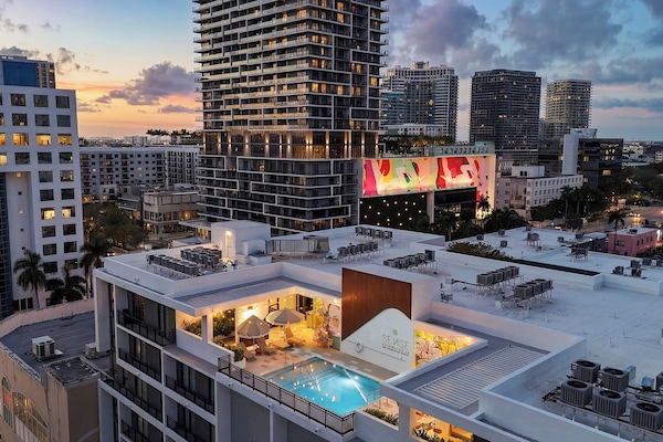 Rooftop pool - from poolside lounging to city gazing, the roof is where it happens.