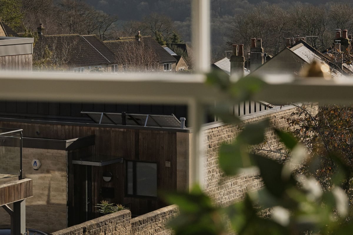 Chambre Deluxe double, salle de bain attenante | Vue depuis lâhĂ©bergement