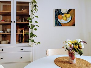 Dining - Bright, quiet, clean, separate: 50 sqm basement granny apartment near Lake Constance (Stockach)