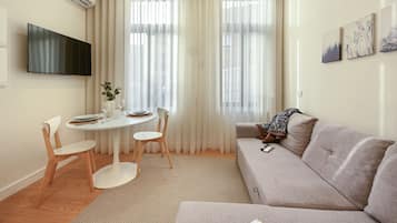 Blackout curtains, iron/ironing board, free WiFi, bed sheets