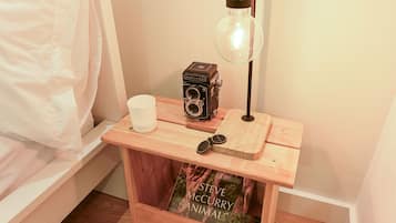 Blackout curtains, iron/ironing board, travel cot, free WiFi