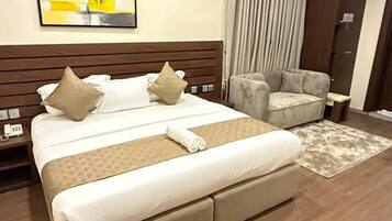 Deluxe-studiolejlighed | Arbejdsområde til bærbare computere, gratis Wi-Fi