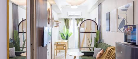 Appart'hÎtel Design, vue ville | Coin séjour