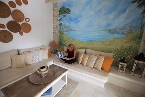 Living area - THEROS CASA LOGARAS (PAROS)