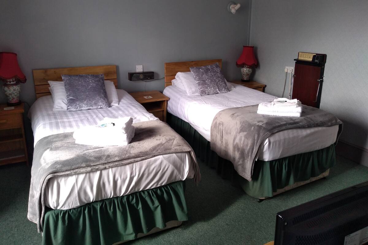 Twin Room | Soundproofing, iron/ironing board, WiFi (free)