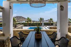 Villa | Outdoor dining - Aurora Mykonos Villas 3 (Mykonos)