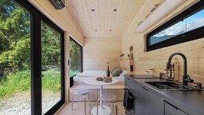 Private kitchen - Sonnenplateau Cabins by amii (Wildermieming)