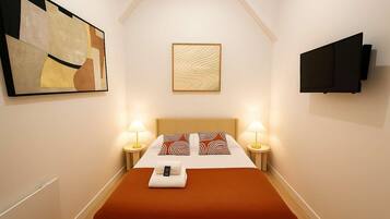 1 chambre, fer et planche Ă repasser, Wi-Fi, draps fournis