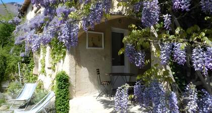 Lavender Cottage with Mountain View, Private Terrace, and Wi-Fi