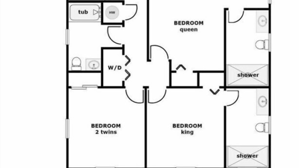Floor plan - 2nd Wind - 2nd Row 3 BR Home - 2nd Floor Observation Deck (Surf City)