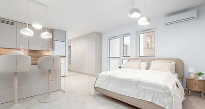 Mielczarskiego 9 Łódź | Bright Stufio with Air Conditioning | Parking and Balcony | Next to Manufaktura